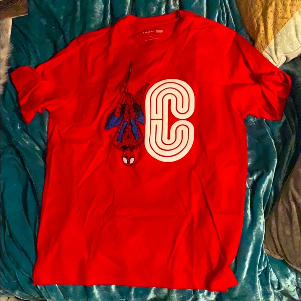 Coach Spider-Man Shirt Lg